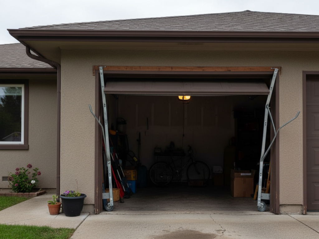 Stuck Garage Door in Lakewood