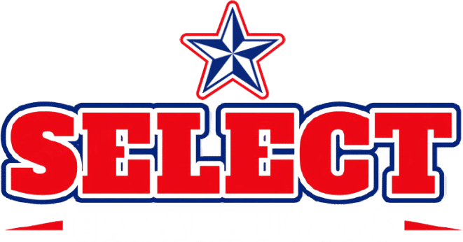 Logo with a blue and red star above the word
