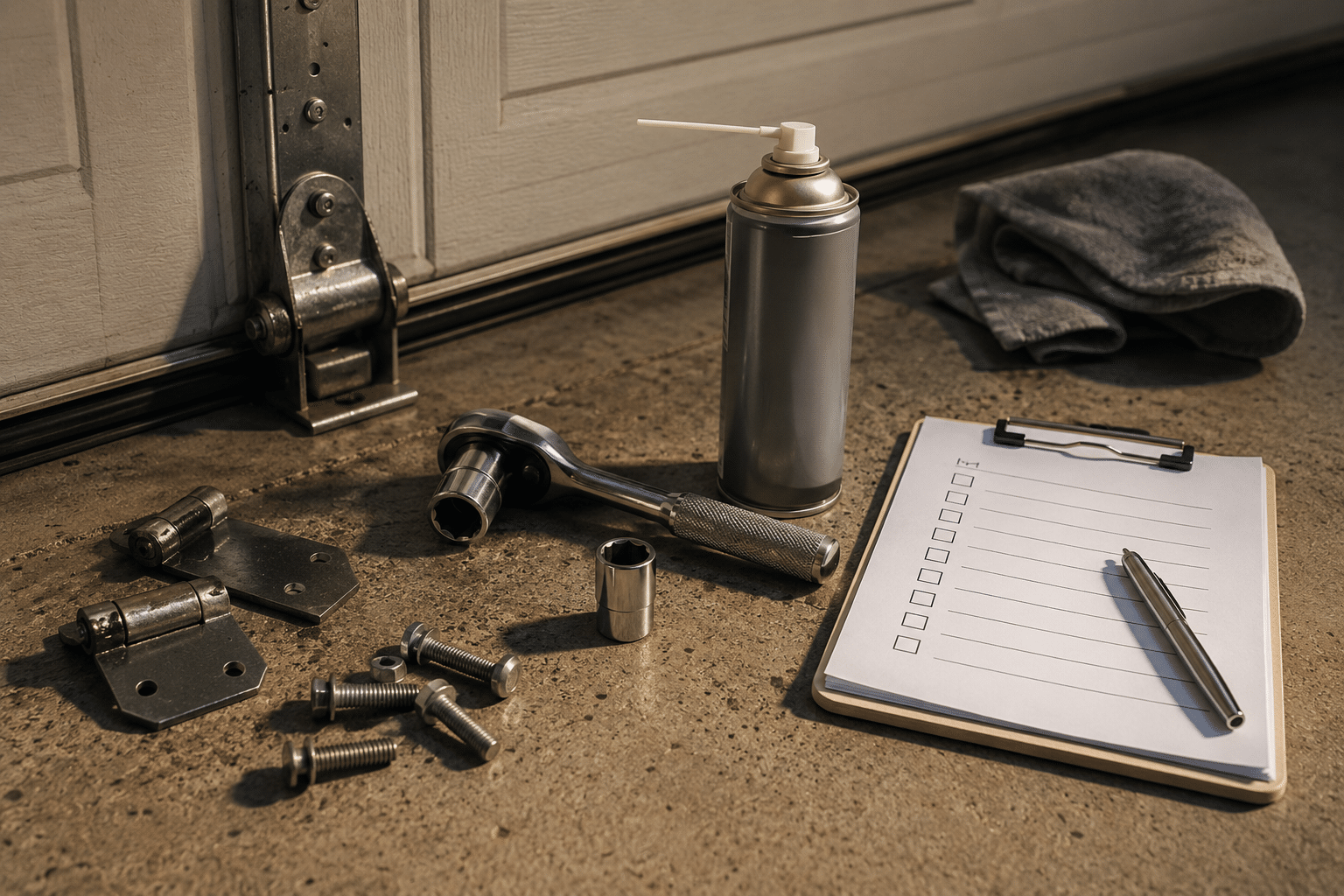 Garage workshop tools and checklist