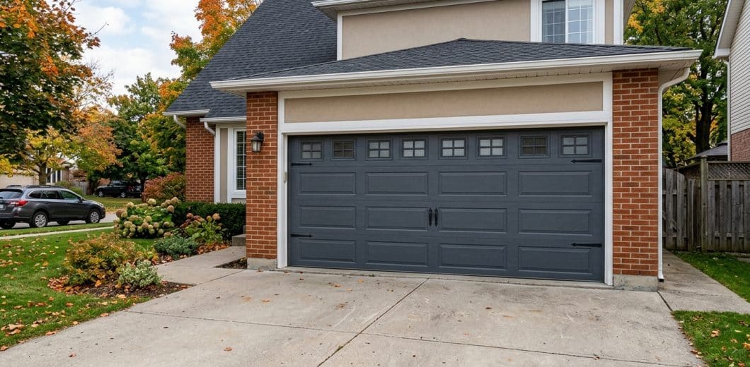 a garage door