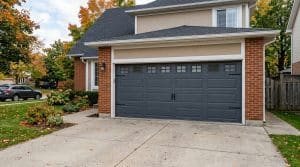 a garage door