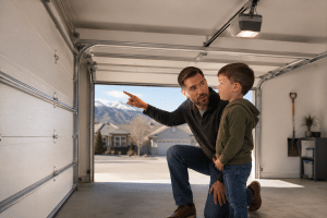 childproof garage door